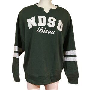NDSU Bison North Dakota State Crew Neck Pullover Sweatshirt Women's M New